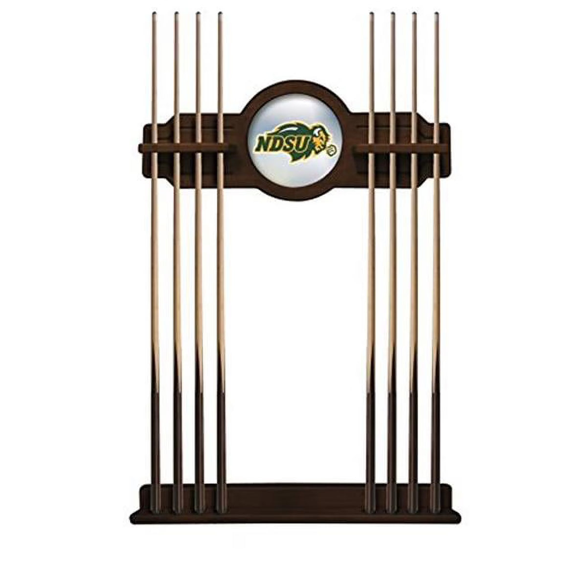 Solid Wood Cue Rack with Navajo Finish W17494