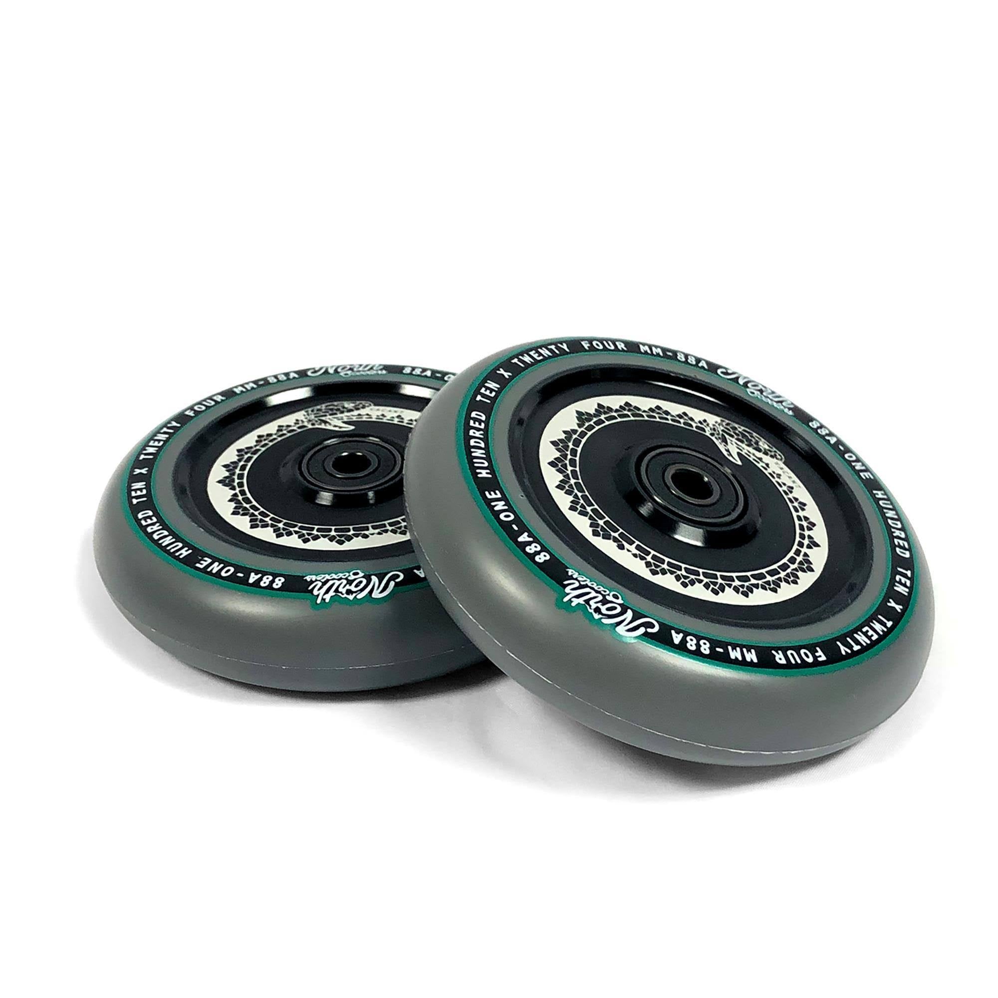 110mm Grey-Matte Black Wheel Q75871