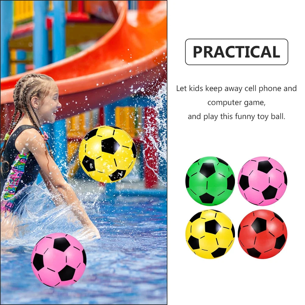 10 Pcs Inflatable Soccer Ball Toys V456