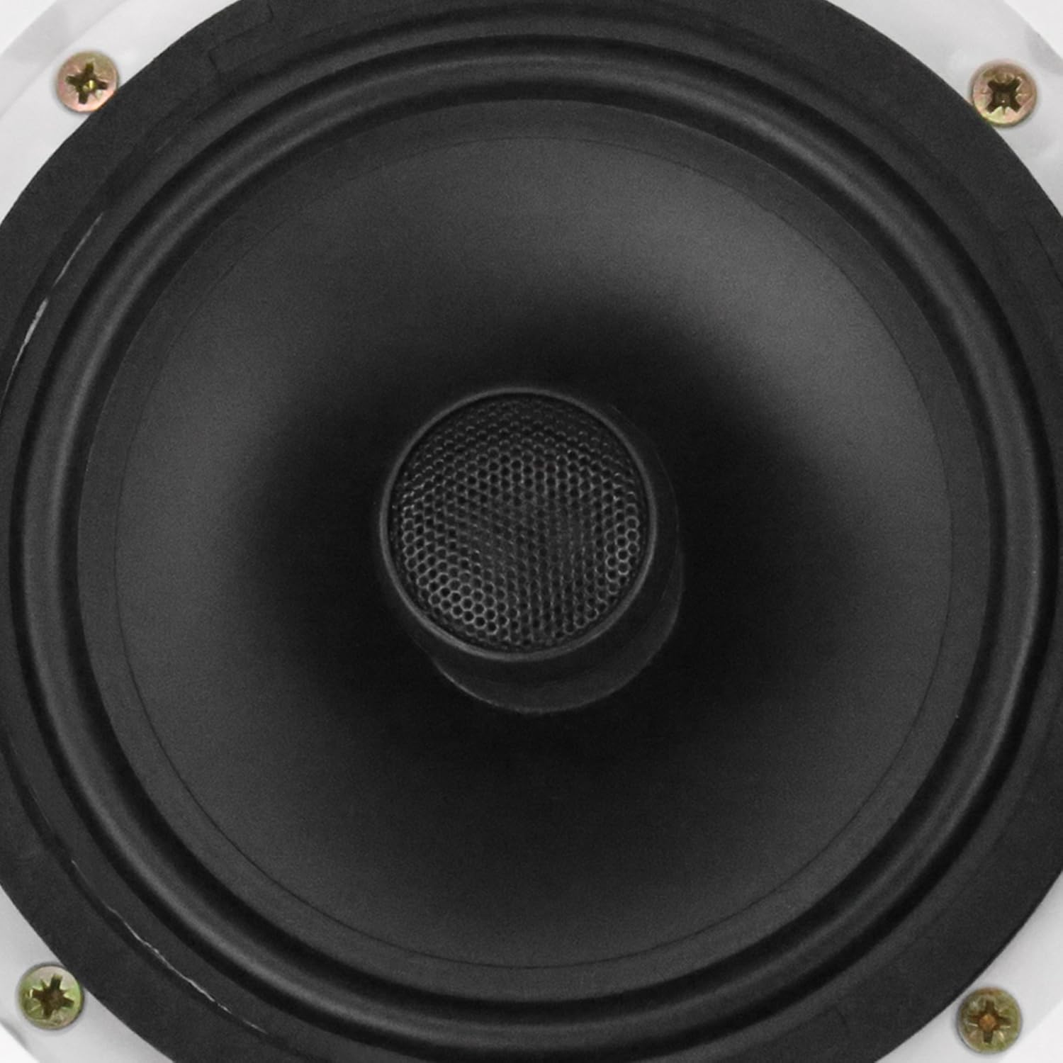 Dual 6-Inch in-Wall/in-Ceiling 2-Way Stereo Sound Speaker with 1" Silk Dome Tweeter and Crossover Network, Pack of 2 W2925