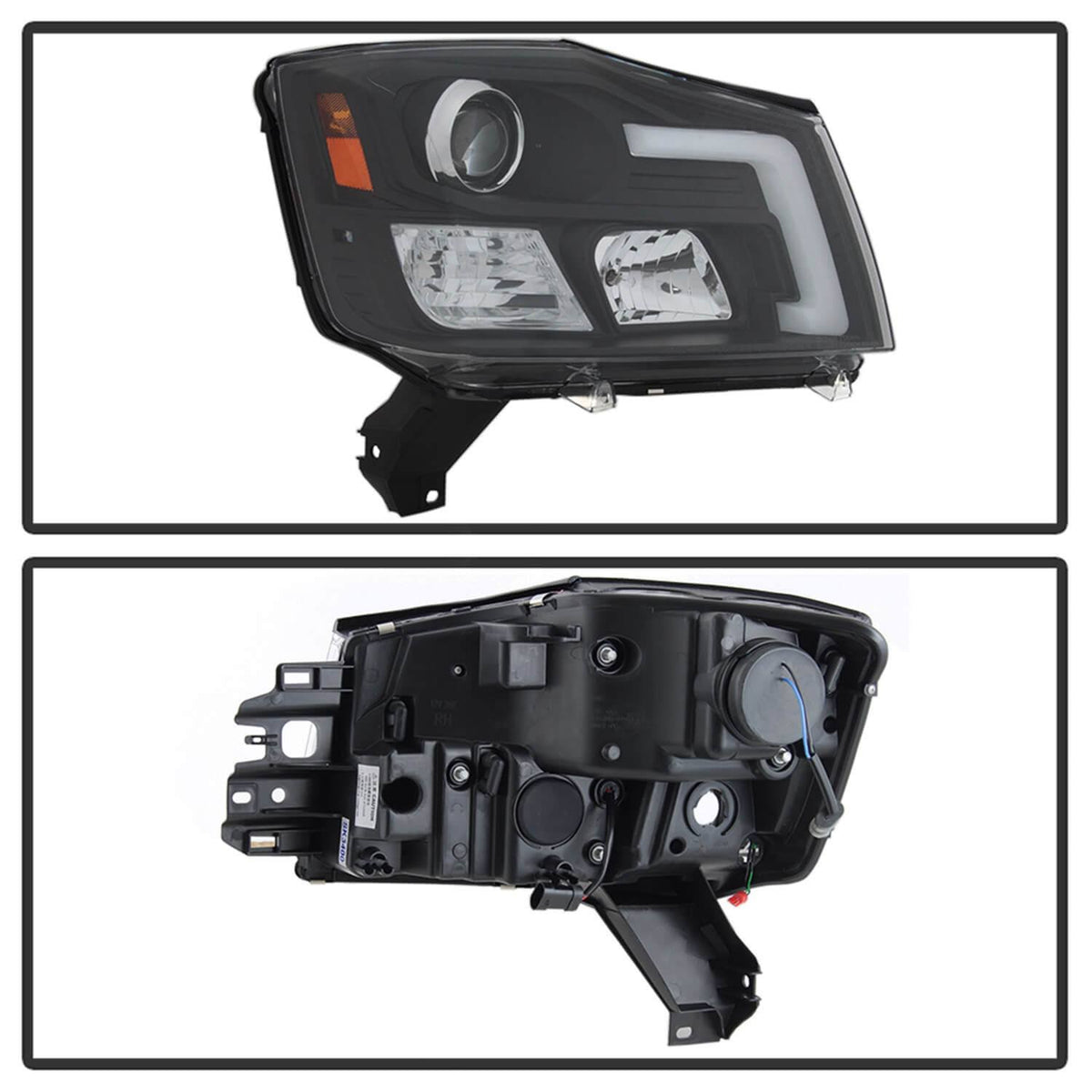 Black Projector Headlights K58643