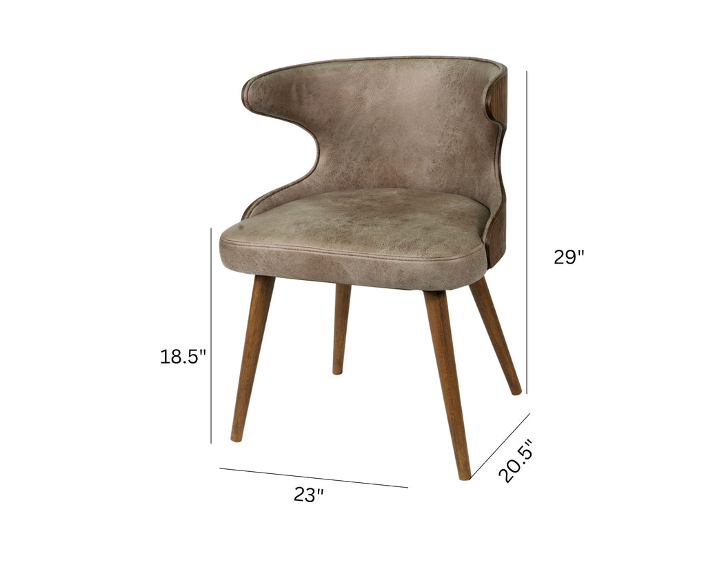 Solid Wood Dining Side Chair (Set of 2) Y4368