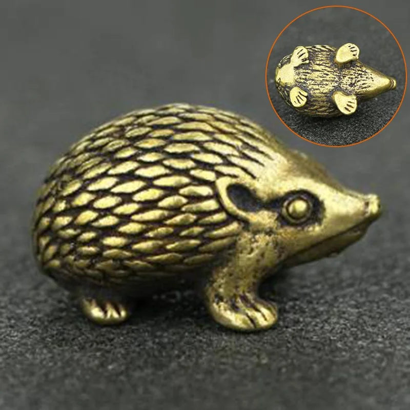 Brass Hedgehog Statue Ornaments D544563