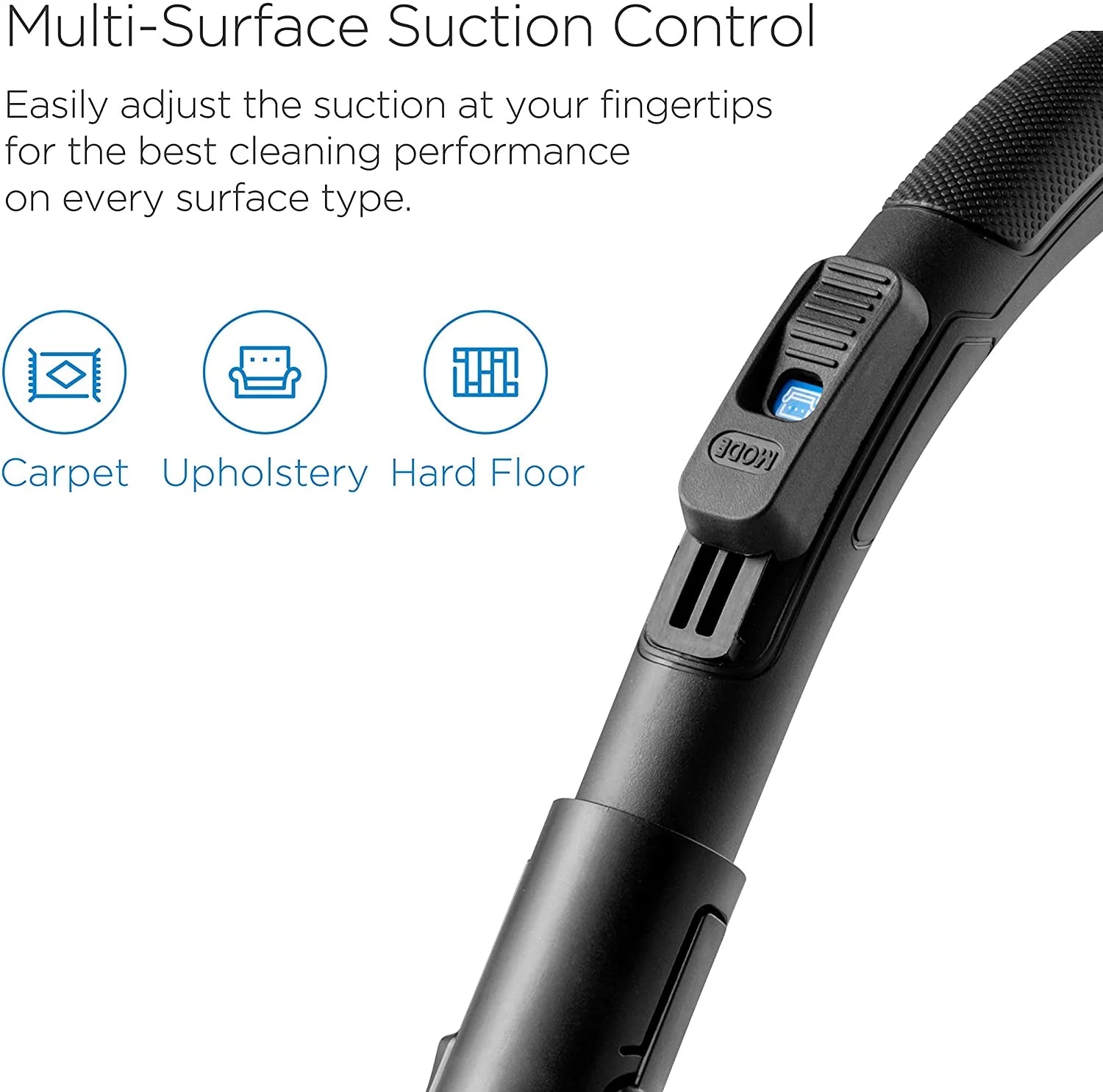 Bagless Canister Vacuum Cleaner for Carpets and Hard Floors L958113