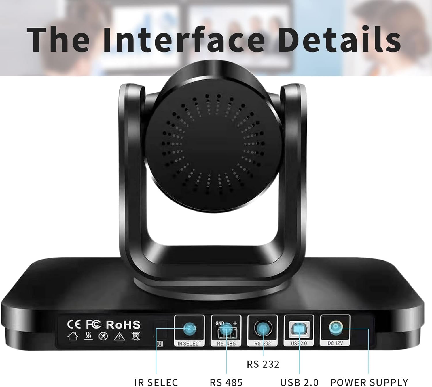 1080P PTZ Conference Camera with 3X Optical Zoom F23639