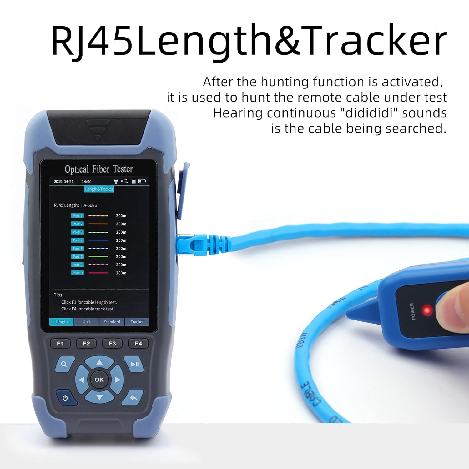 OTDR Fiber Optic Tester 1310/1550nm SM 5m-60Km Pack of 2 S59860