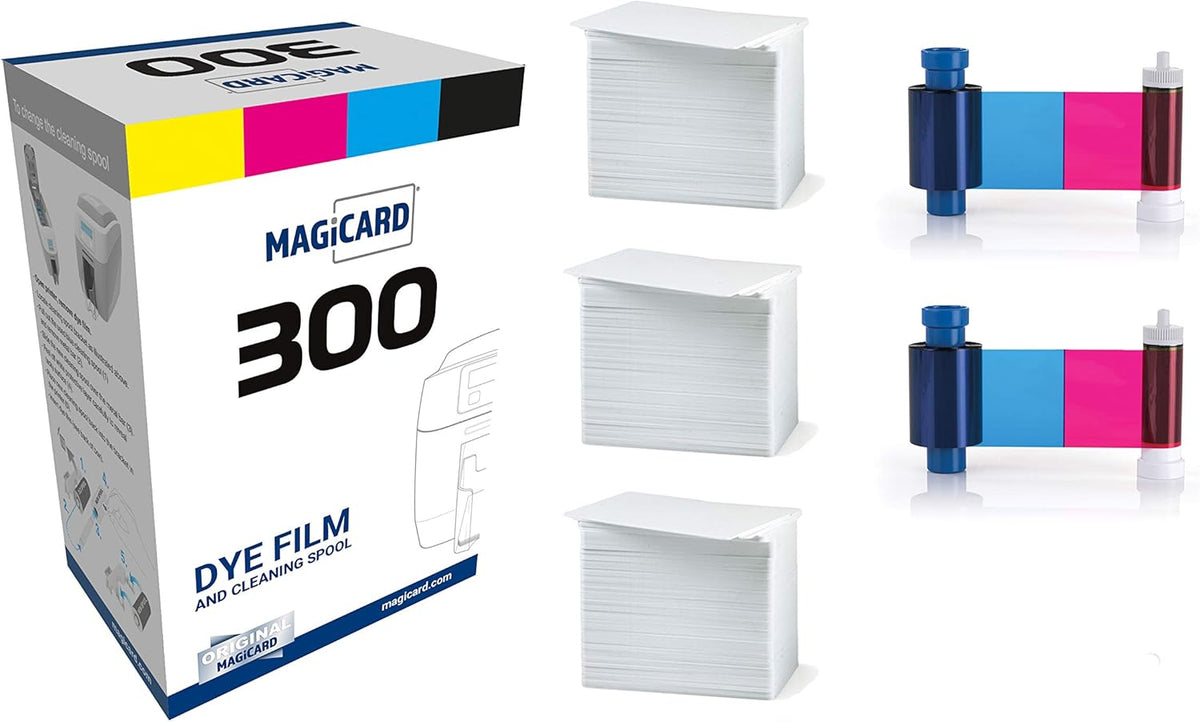 250 Prints Color Ribbon for PVC Cards Q366