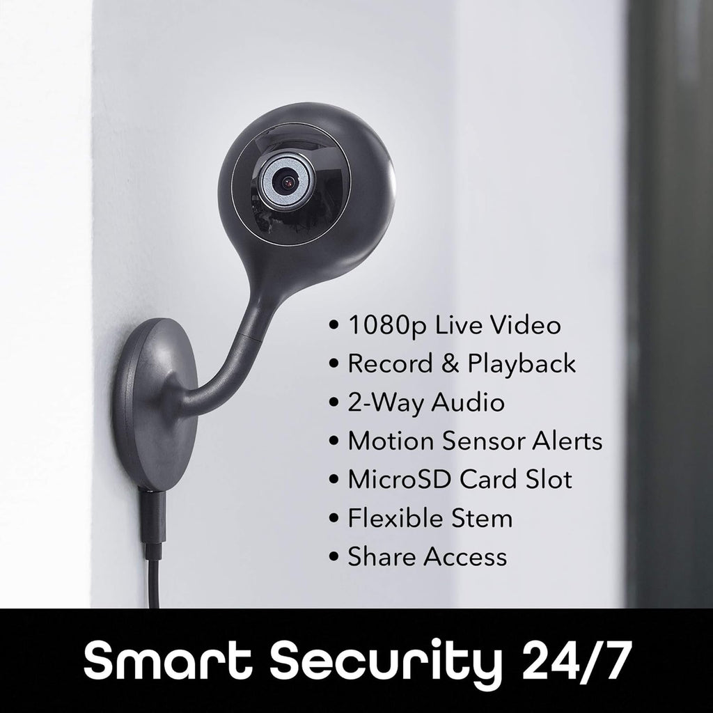 2 Pack 1080p HD Indoor Smart Security Camera with 2-Way Talk and Motion Detection E623126