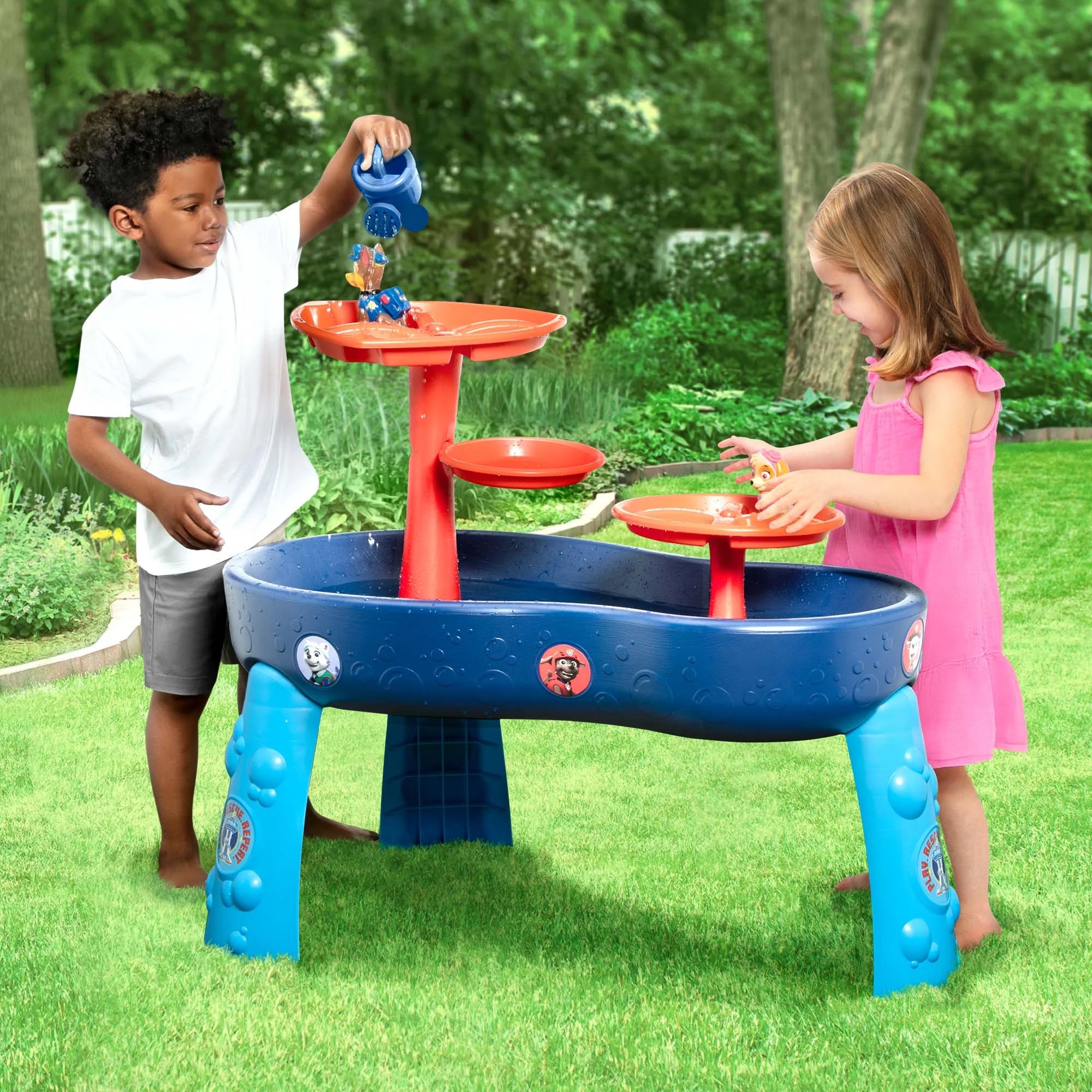 3-Tier Water Table with 11-Piece Toy Set, Blue H9703