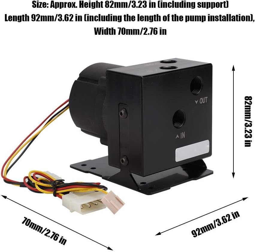 DC 12V 1.8A Integrated PC Water Pump with Bracket D541