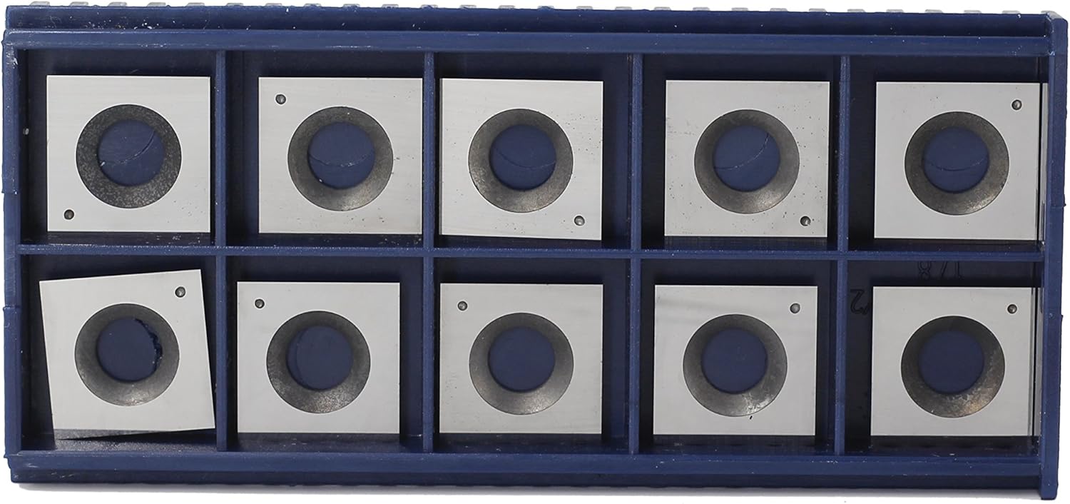 15mm Square Carbide Cutter Insert, Pack of 10 Y4137
