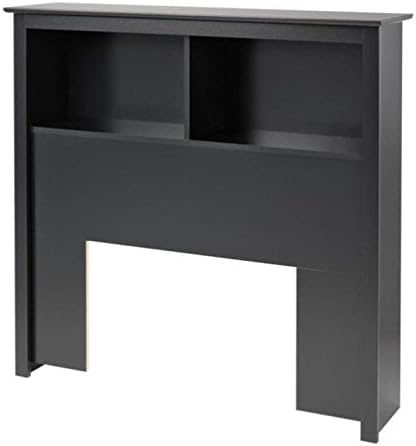 Twin Bookcase Headboard in Black Y8814
