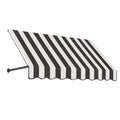 Black/White Stripe Acrylic Fixed Awning H922