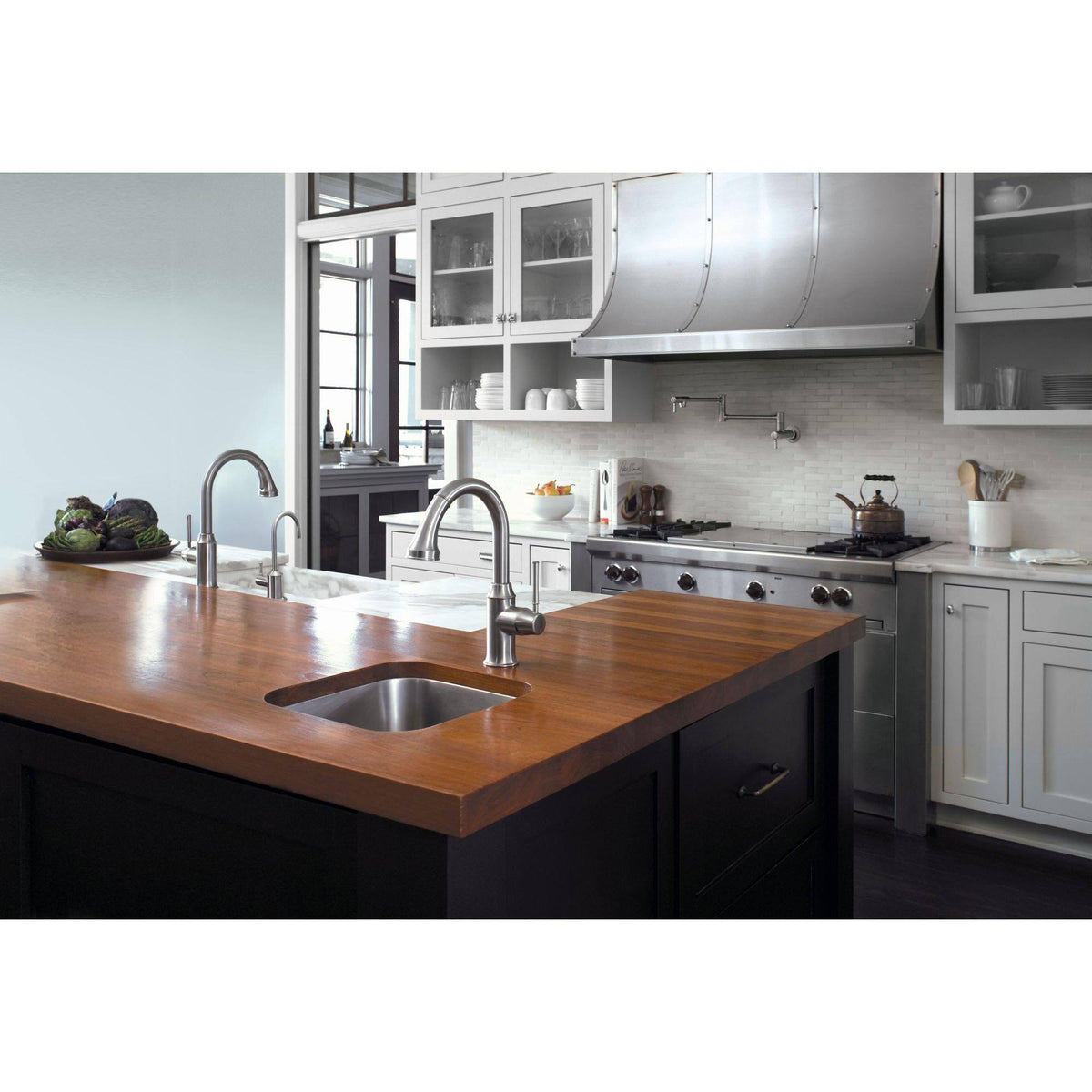 Rubbed Bronze HighArc Pull-Down Kitchen Faucet N69972