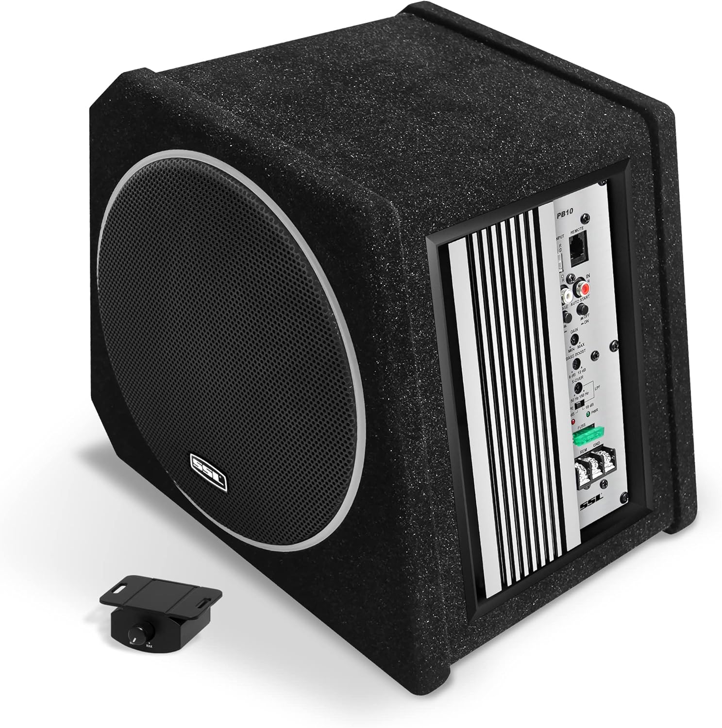 10 Inch Car Subwoofer and Amp Package with Passive Radiator X4153