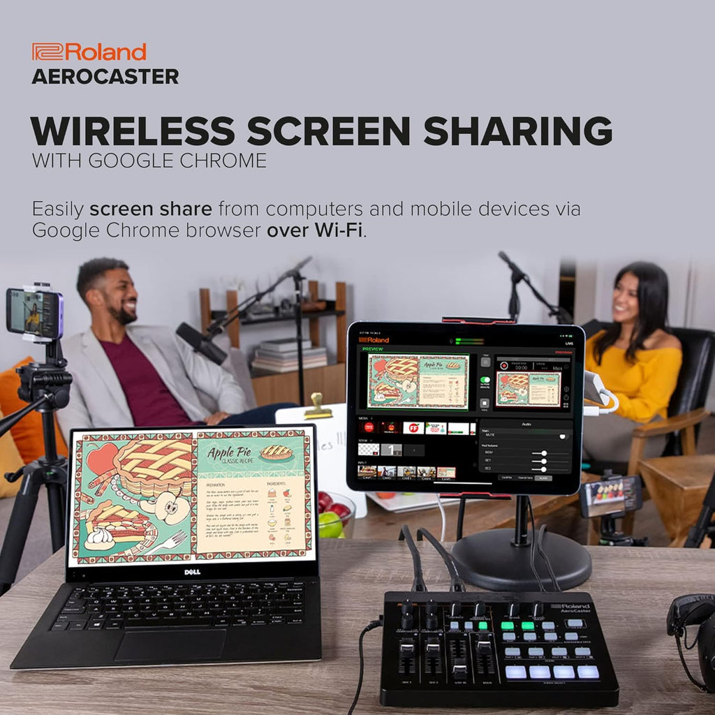 Wireless Multi-Camera Production System with Hardware Controller and iPad app Z7515