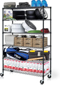 6 Tier Heavy Duty NSF Metal Shelving with Wheels F2880