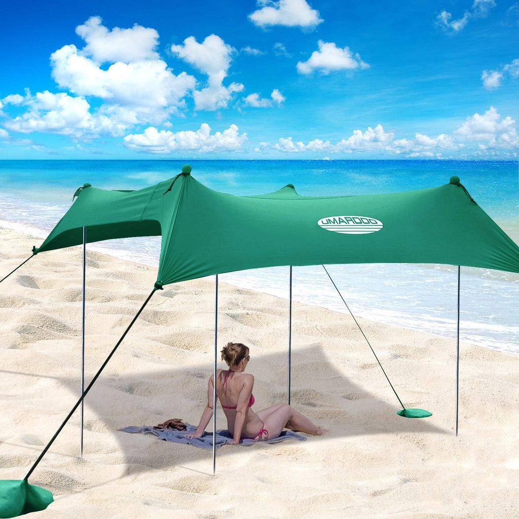 Blue 7X7 FT Pop Up Beach Tent with Carrying Bag E371