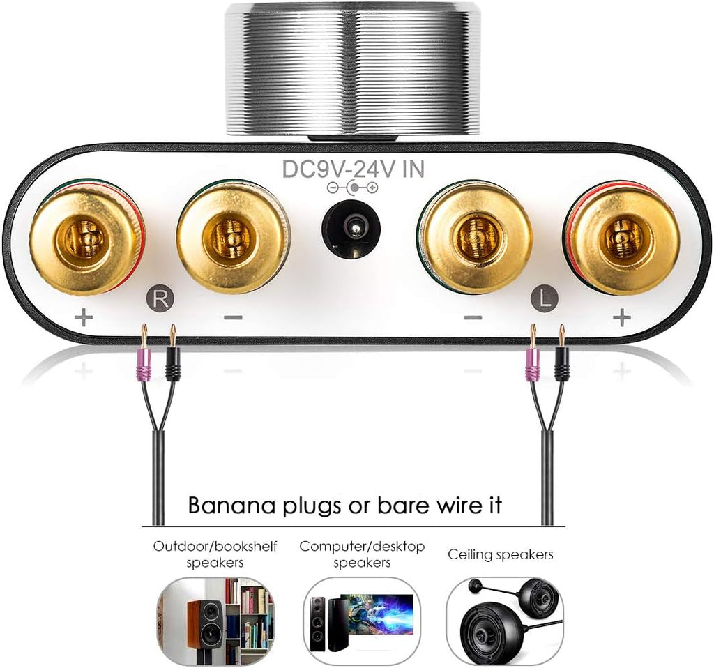 Black Mini Bluetooth Power Amplifier 50W×2 Pack of 2 B63273
