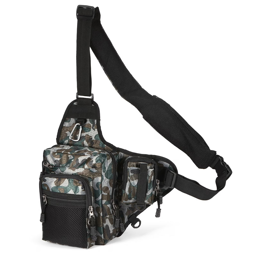 Waterproof Canvas Fishing Tackle Bag V93440