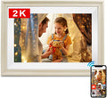 8 Inch WiFi Digital Photo Frame with 2k IPS Touch Screen, 16GB Storage, Pack of 2 E403