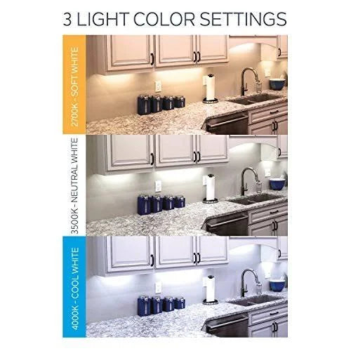 14x22 LED Under Cabinet Lighting Kit Dimmable with 3 Color T58087