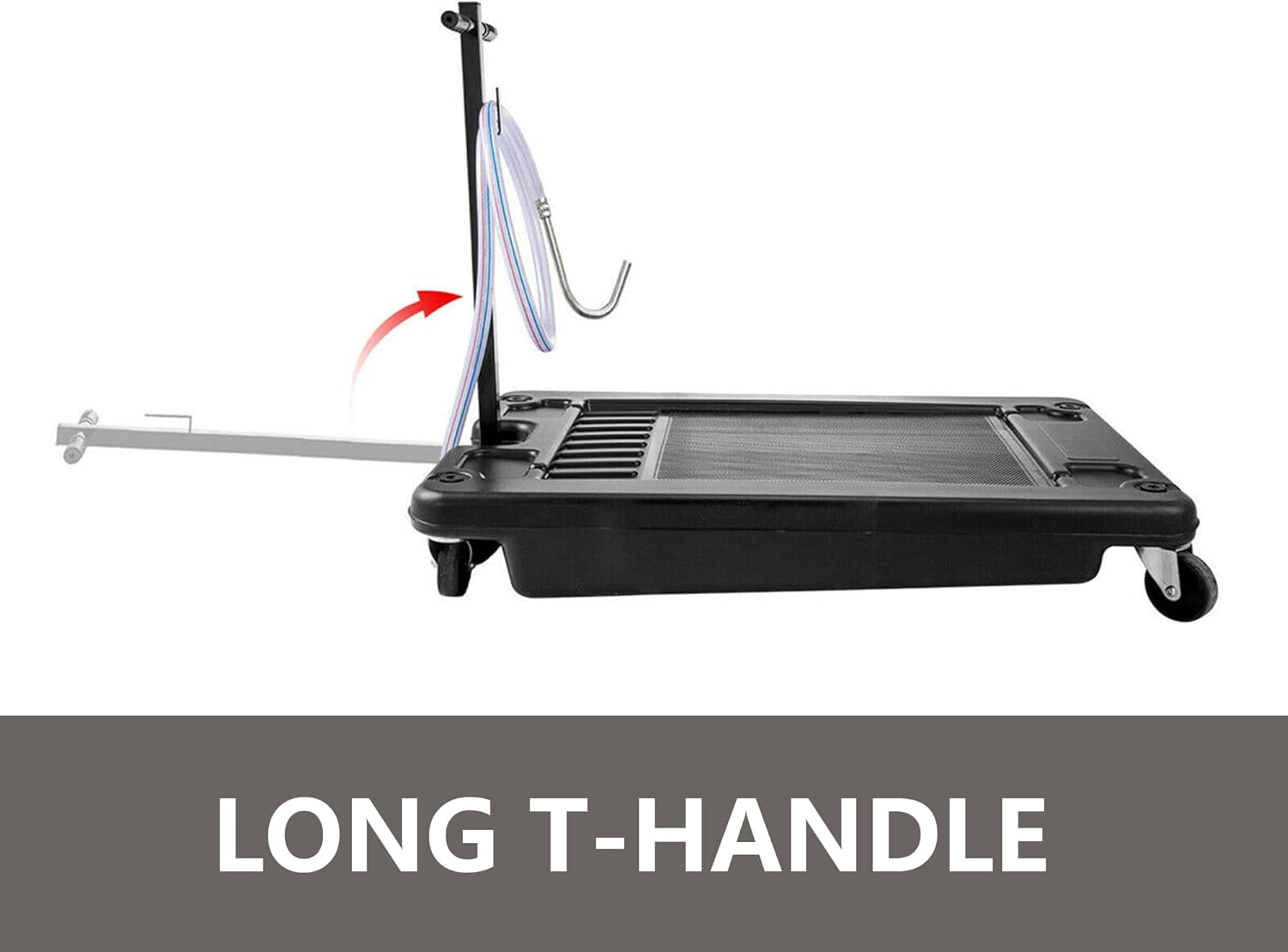 17-Gallon Oil Drain Pan with Electric Pump J2401