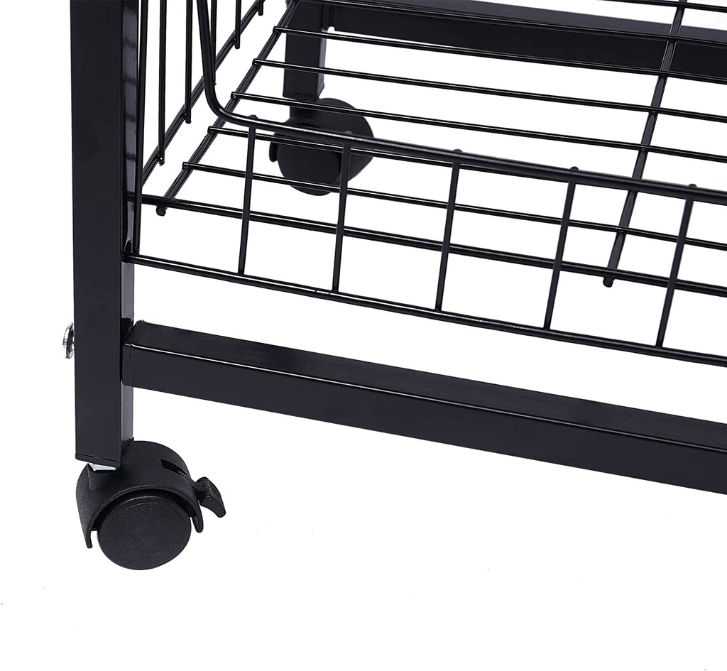 Industrial Microwave Oven Stand with Storage Shelf O7334