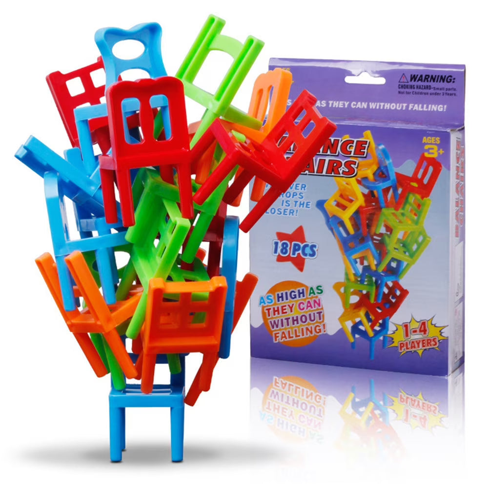 Balance Stacking Chairs Board Game B67824