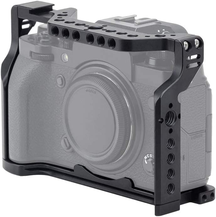 Cage for Fujifilm X-T4 Camera with Arca Swiss QR Plate and NATO Rail, Pack of 2 T505