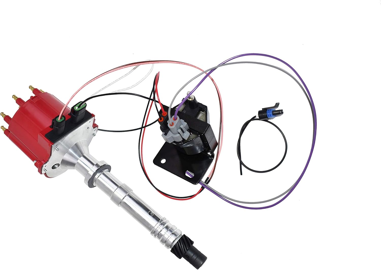 Red Cap Marine Electronic Ignition Distributor and Coil Upgrade Kit A300
