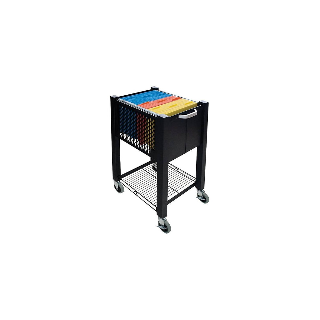 Black Open-Top File Cart P301
