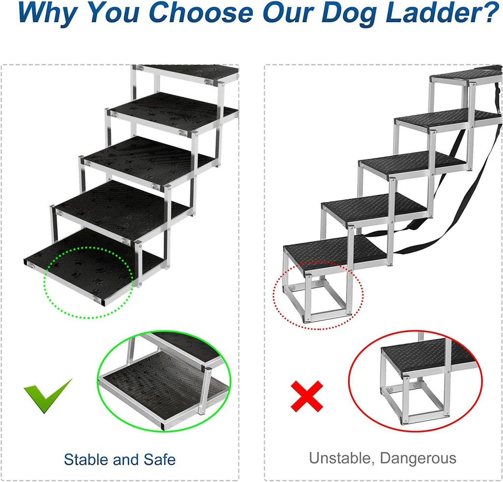 Folding Dog Ramp for Large Dogs with Non-Slip Surface T5950
