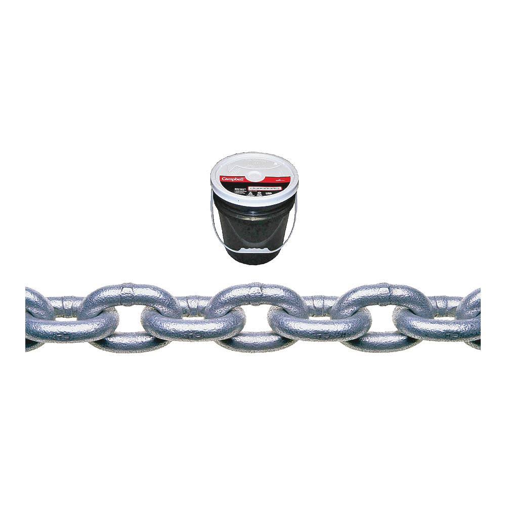 Galvanized Steel Proof Coil Chain 1/4 inch 141 Foot F8823