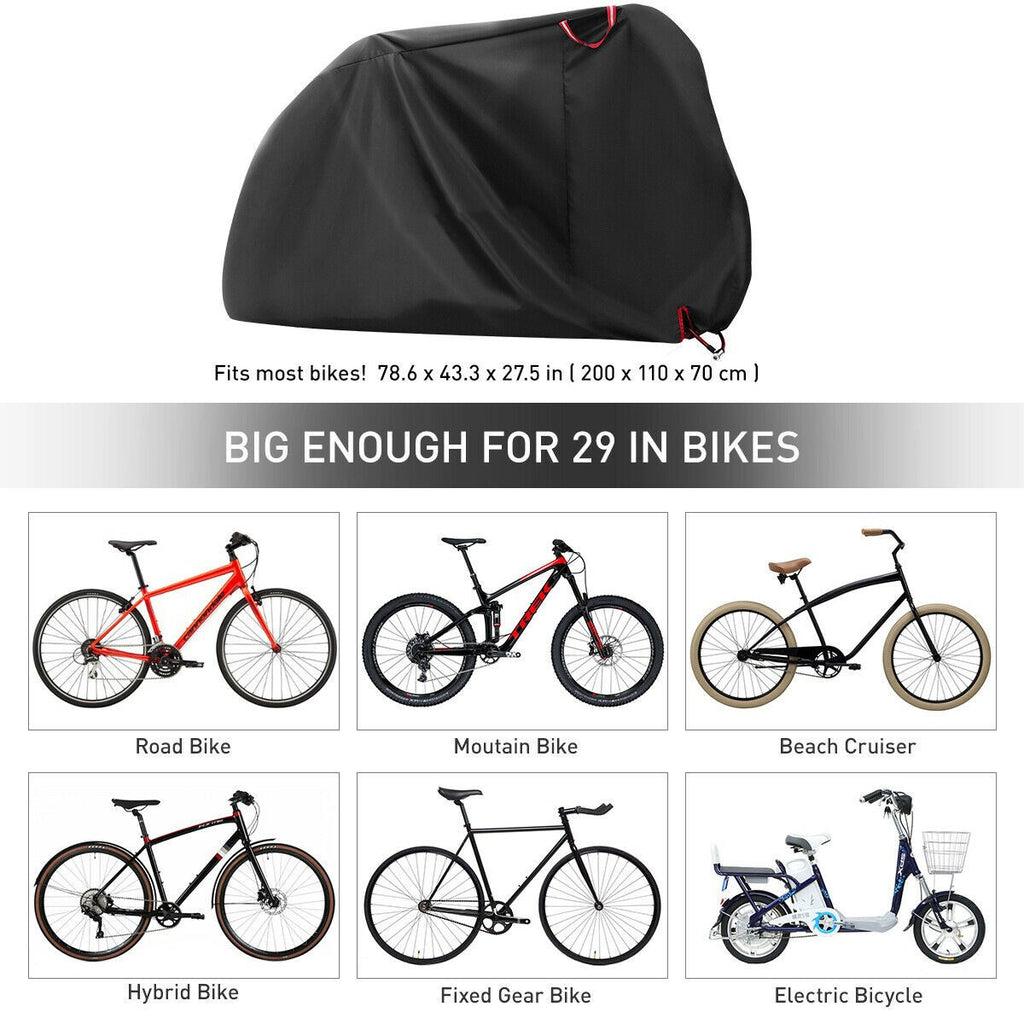 Waterproof Bike Rain Cover 210D Oxford Fabric Bicycle Protective Accessories H6709
