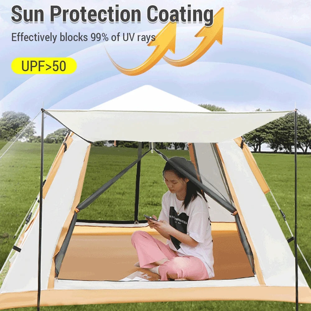 Pop Tent Waterproof Camping Beach Tent for 3 5 People I689043