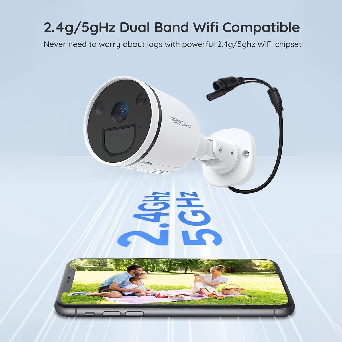 2K/4MP Wifi Security Camera with Color Night Vision O1112
