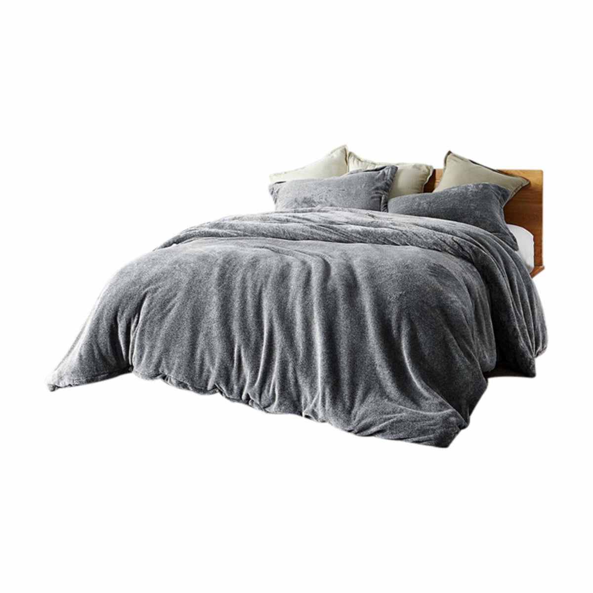 Slate Black King Duvet Cover V491485