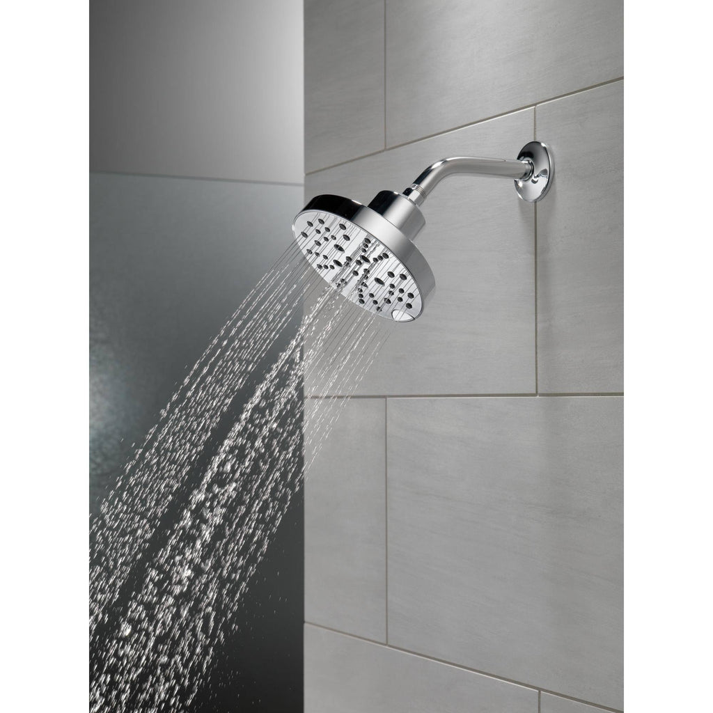 Matte Black 5-Setting Raincan Shower Head Z98273