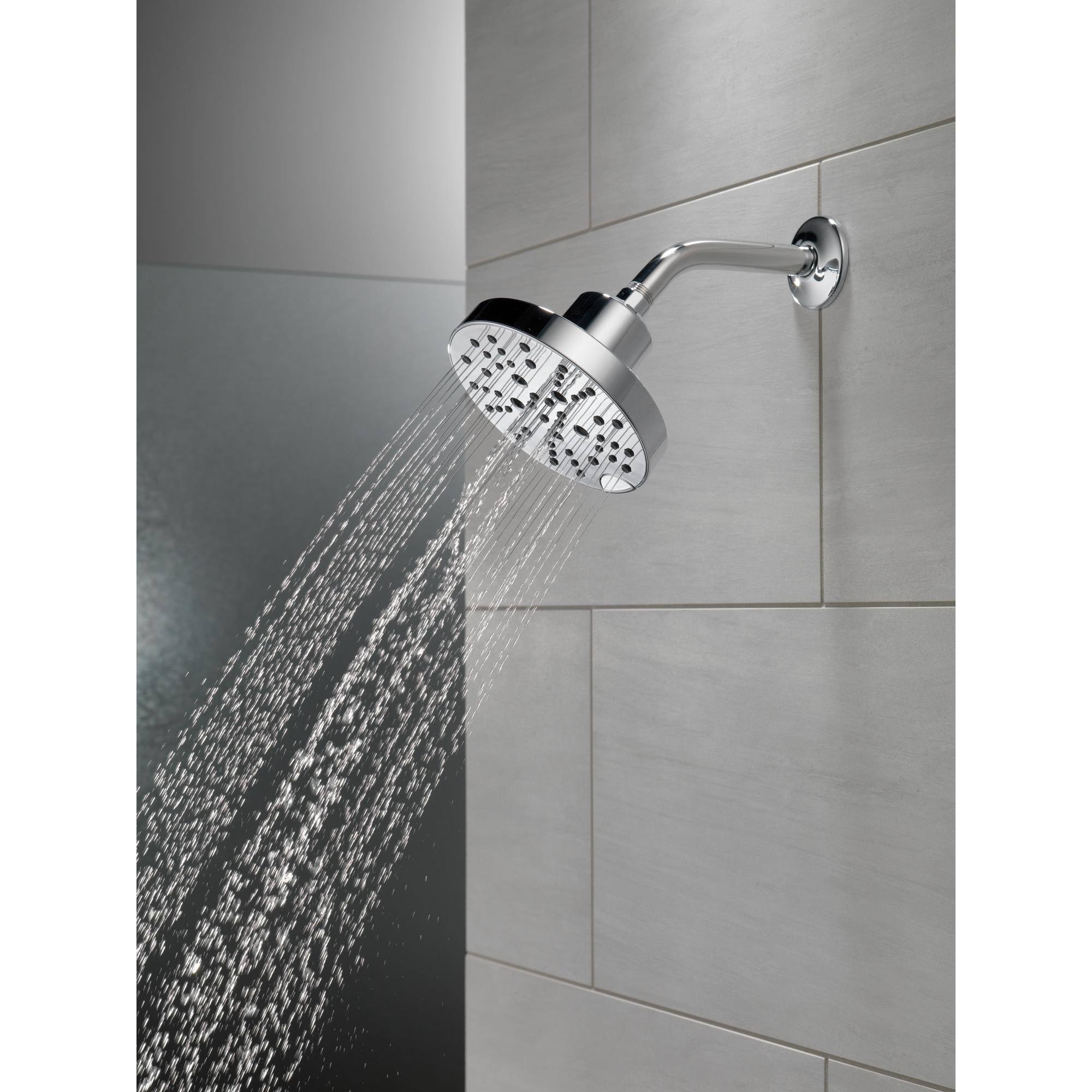 Matte Black 5-Setting Raincan Shower Head Z98273