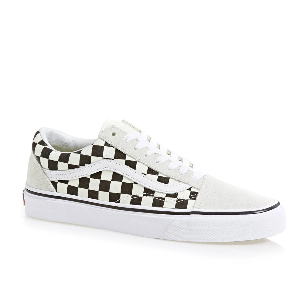 White/Black Checkerboard Shoes Z44123