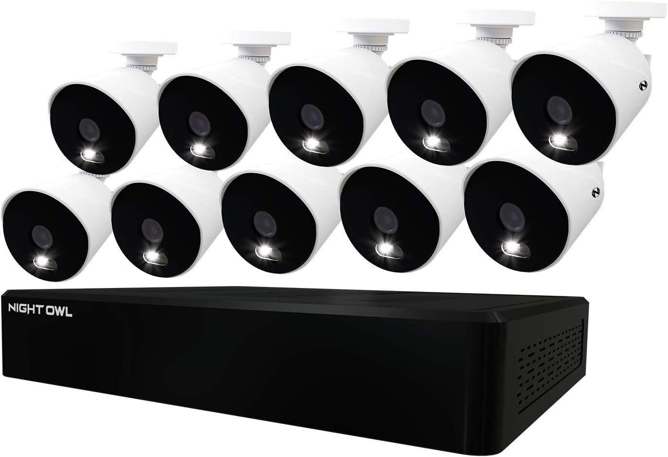 4K Ultra HD Indoor/Outdoor Wired Security Camera System with 1TB Hard Drive W6457