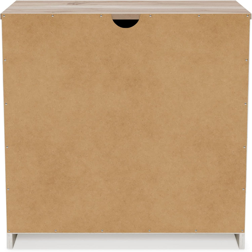 White 3 Drawer Wood Chest J40368