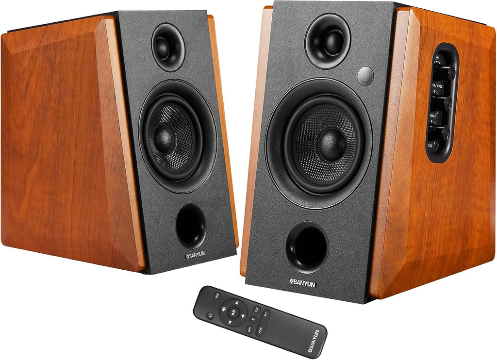 Active Bookshelf Speakers with Carbon Fiber Speaker Unit V859