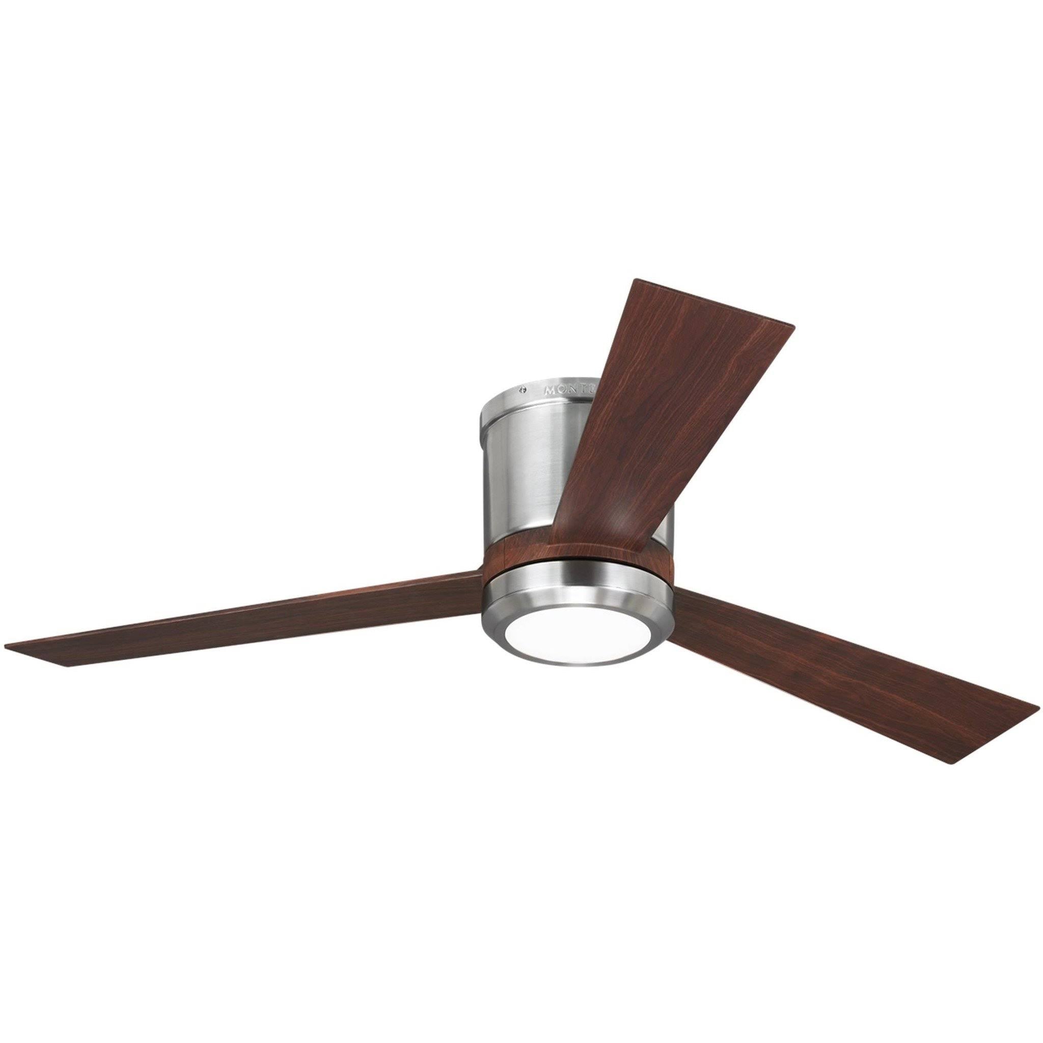 Brushed Steel Ceiling Fan with Light Q400292