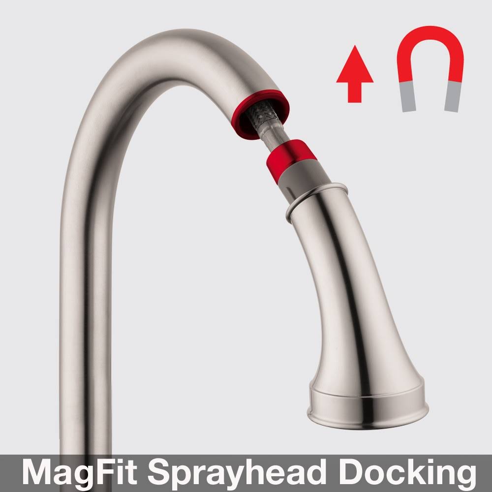 Rubbed Bronze HighArc Pull-Down Kitchen Faucet N69972
