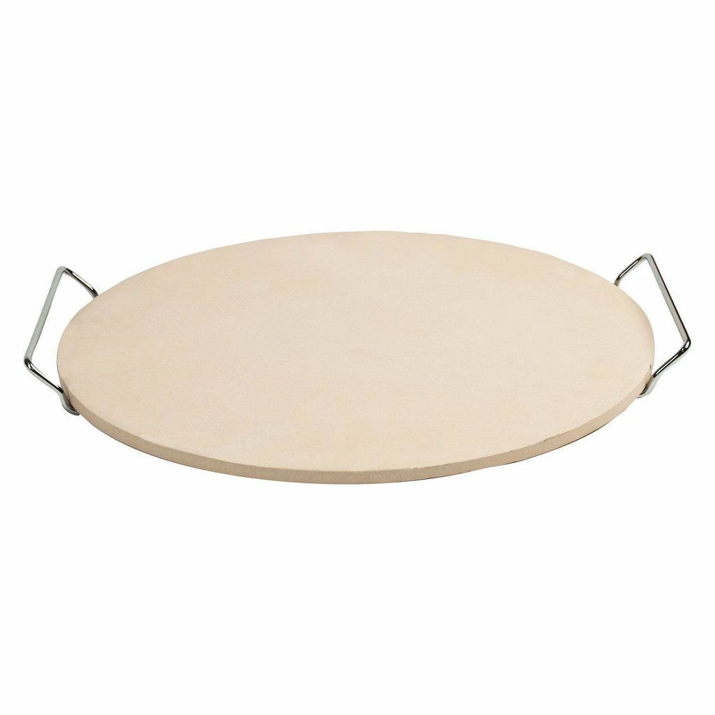 Round Pizza Stone with Wire Frame P7605