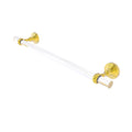 24 in. Polished Brass Towel Bar with Twisted Accents M651542