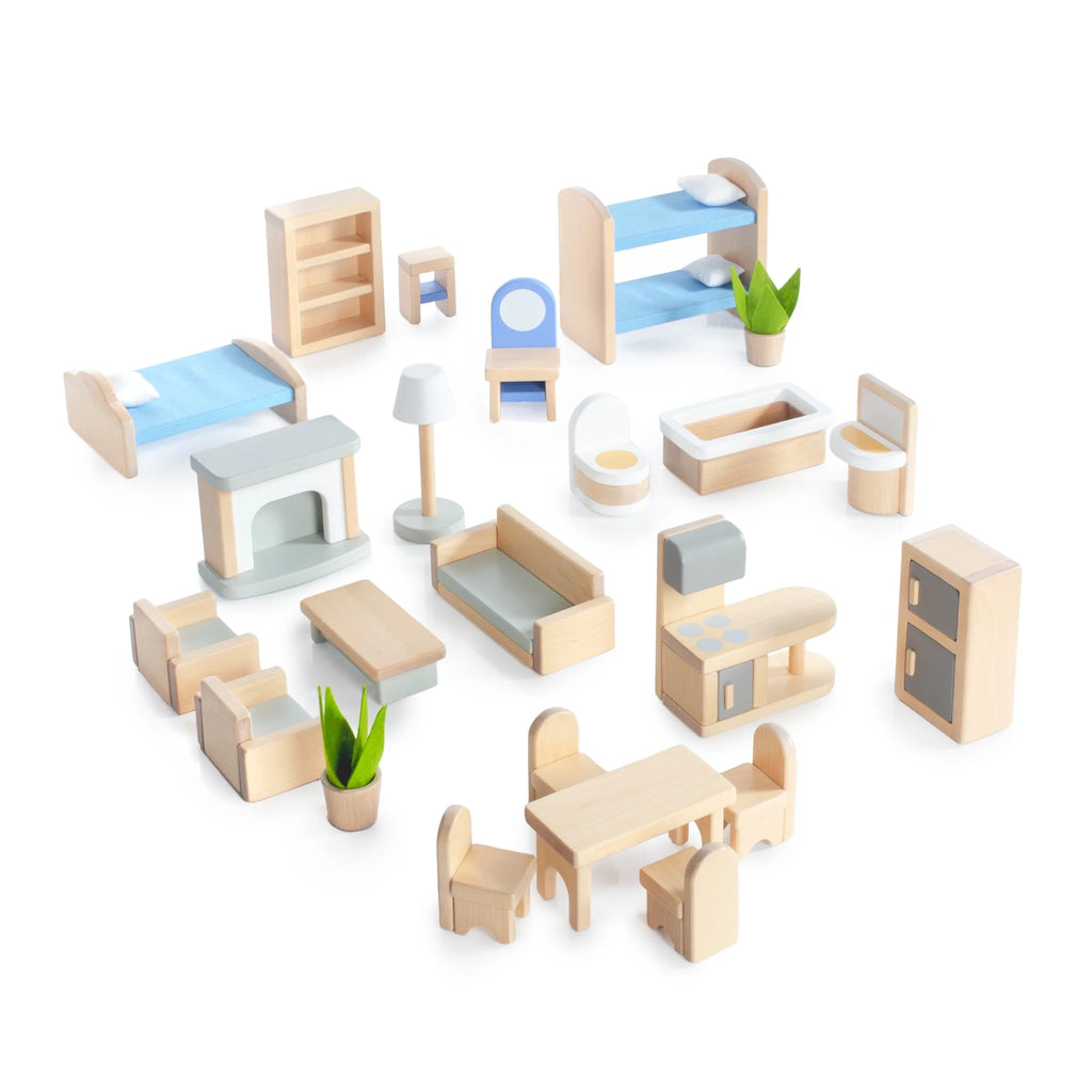 24 pc. Dollhouse Furniture Set Y158633