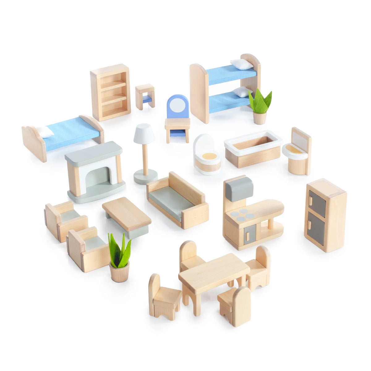 24 pc. Dollhouse Furniture Set Y158633